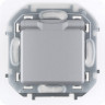 Розетка силовая Legrand Inspiria с крышкой, IP44, алюминий, 673742