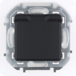 Розетка силовая Legrand Inspiria с крышкой, IP44, антрацит, 673743