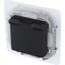 Розетка силовая Legrand Inspiria с крышкой, IP44, антрацит, 673743