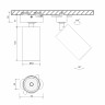 Основание для трекового светильника SWG Mini-VL-M2-BL 004862