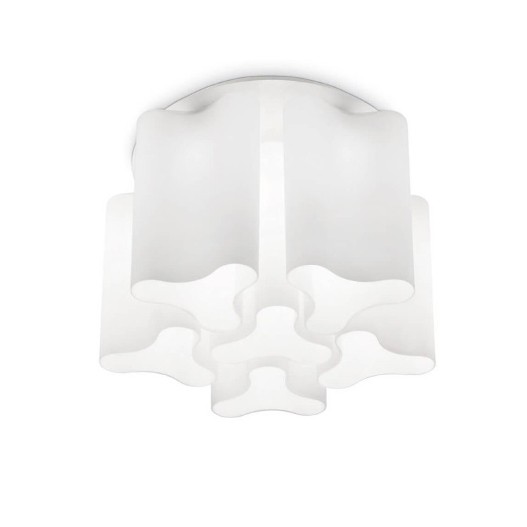 Потолочная люстра Ideal Lux Compo PL6 Bianco 125503 Потолочная люстра Ideal Lux Compo PL6 Bianco 125503