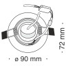 Встраиваемый светильник Maytoni Technical DL291-2-3W-W