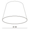 Абажур Azzardo Shade ZF 36 AZ2603