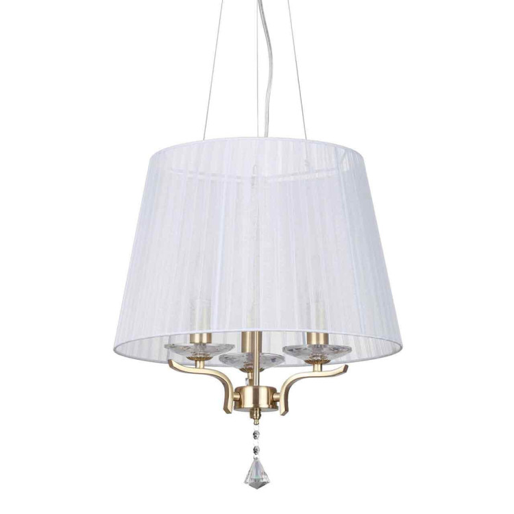 Подвесная люстра Ideal Lux Pegaso SP3 Ottone Satinato 197715 Подвесная люстра Ideal Lux Pegaso SP3 Ottone Satinato 197715