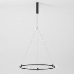 Esthetic Magnetic Шинопровод с тросовыми креплениями Round (черный) (800⌀) 85138/00