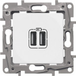 Зарядное устройство Legrand Etika белое 672294