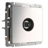 ТВ-розетка Werkel оконечная глянцевый никель WL02-TV 4690389119613