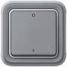 Выключатель одноклавишный Legrand Plexo IP55 двухполюсный, серый 069530