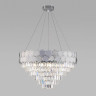 Подвесная люстра Eurosvet Ariana 10113/8 хром/прозрачный хрусталь Strotskis