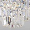 Подвесная люстра Eurosvet Ariana 10113/8 хром/прозрачный хрусталь Strotskis