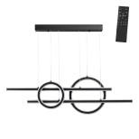 359183 OVER NT23 314 черный Светильник подвесной диммируемый, в комплекте пульт ДУ IP20 LED 4000К 116W 220V ONDO