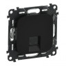Розетка RJ-45 Legrand Valena Allure одиночная, cat. 6, до 1000 Мб/с, антрацит 753952