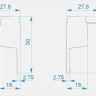 Заглушка Deko-Light End Cap H-EL-03-10 Set 2 pcs 979211