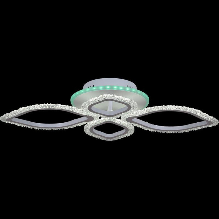 Потолочная светодиодная люстра Reluce 08407-0.3-2+2 WH (RGB) Потолочная светодиодная люстра Reluce 08407-0.3-2+2 WH (RGB)