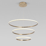 Подвесной светодиодный светильник Eurosvet Collars 90264/3 латунь