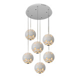Подвесная светодиодная люстра iLedex Mob P1009-6 WH Подвесная светодиодная люстра iLedex Mob P1009-6 WH
