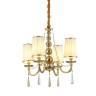Подвесная люстра Lumina Deco Fabione LDP 1200-4 F.GD Подвесная люстра Lumina Deco Fabione LDP 1200-4 F.GD