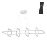 359184 OVER NT23 312 белый Светильник подвесной диммируемый, в комплекте пульт ДУ IP20 LED 4000К 175W 220V ONDO