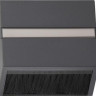 Лицевая панель Gira System 55 приборов с квадратной панелью наклонным выходом антрацит 068228
