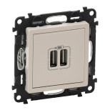 Зарядное устройство Legrand Valena Life слоновая кость 753512