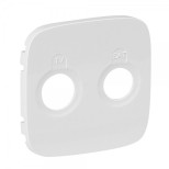 Лицевая панель Legrand Valena Allure для розеток TV-R/TV-SAT, белая 754825