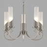 Классическая подвесная люстра 60117/5 никель