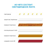 Светодиодная влагозащищенная лента Apeyron 4,8W/m 60LED/m 2835SMD холодный белый 1,5M 10-86