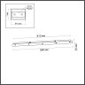 5054/LB L-VISION ODL24 451 черный/металл База 5X для линии OVALI,KERAMA,COCOON /86х12см BASE