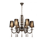 Подвесная люстра Lumina Deco Fabione LDP 1200-6 BK Подвесная люстра Lumina Deco Fabione LDP 1200-6 BK