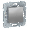 Светорегулятор кнопочный Schneider Electric Unica New 7-200 Вт, алюминий
