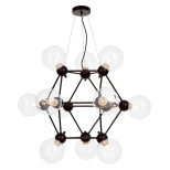 Подвесная люстра Lumina Deco Zodiak LDP 160N-12 BK+PR Подвесная люстра Lumina Deco Zodiak LDP 160N-12 BK+PR