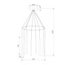 Светодиодный подвесной светильник с регулировкой высоты 301101 LED черный