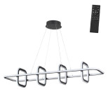 359185 OVER NT23 312 черный Светильник подвесной диммируемый, в комплекте пульт ДУ IP20 LED 4000К 175W 220V ONDO