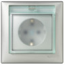 Рамка влагозащищенная Legrand Valena Classic на 1 пост, с крышкой, алюминий 770150