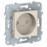 Розетка силовая Schneider Electric Unica New без заземления, бежевая