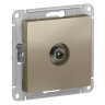 Розетка TV Schneider Electric Atlas Design шампань