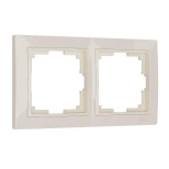 Рамка Werkel Snabb Basic на 2 поста слоновая кость WL03-Frame-02 4690389098727