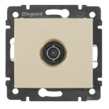 Розетка TV Legrand Valena Classic проходная 14 дБ, слоновая кость 774331