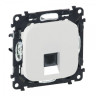Розетка RJ-45 Legrand Valena Allure одиночная, cat. 5e, до 100 Мб/с, белая 753740
