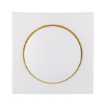 Накладка LK Studio светорегулятора с желтой световой индикацией (белый) LK60 867104-1