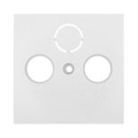 Накладка LK Studio розетки TV+FM+SAT, 2(3) отверстия (белый) LK60 865204-1