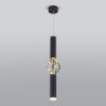 Подвесной светодиодный светильник Eurosvet Lance 50191/1 LED черный/золото