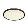 7662/32L MITRA LED SN 090 Светильник пластик/белый/черный LED 32Вт 3000/4000K D400 IP40 OMEGA BLACK