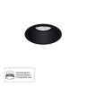 A2864PL-1BK Светильник потолочный встраиваемый DASH для MR16 Ø86x40мм черный IP20 монтаж Ø77мм
