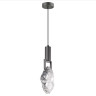 6695/5L MIDCENT ODL24 339 Подвесной светильник брашир. черный/металл/стекло IP20 LED 5W 200Лм 3000K LIA