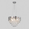 Подвесная люстра Eurosvet Lianna 10114/8 хром/прозрачный хрусталь Strotskis