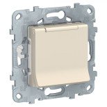 Розетка силовая Schneider Electric Unica New IP40 бежевая