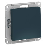 Кнопка Schneider Electric Atlas Design изумруд