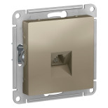 Розетка RJ-11 Schneider Electric Atlas Design шампань
