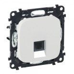 Розетка RJ-45 Legrand Valena Allure одиночная, cat. 6, до 1000 Мб/с, белая 753742